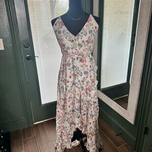 Floral V-Neck Dress
